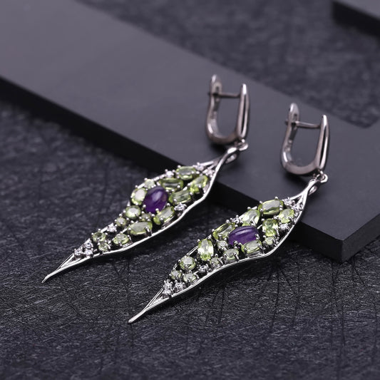 The Secret Garden Leaf Earrings