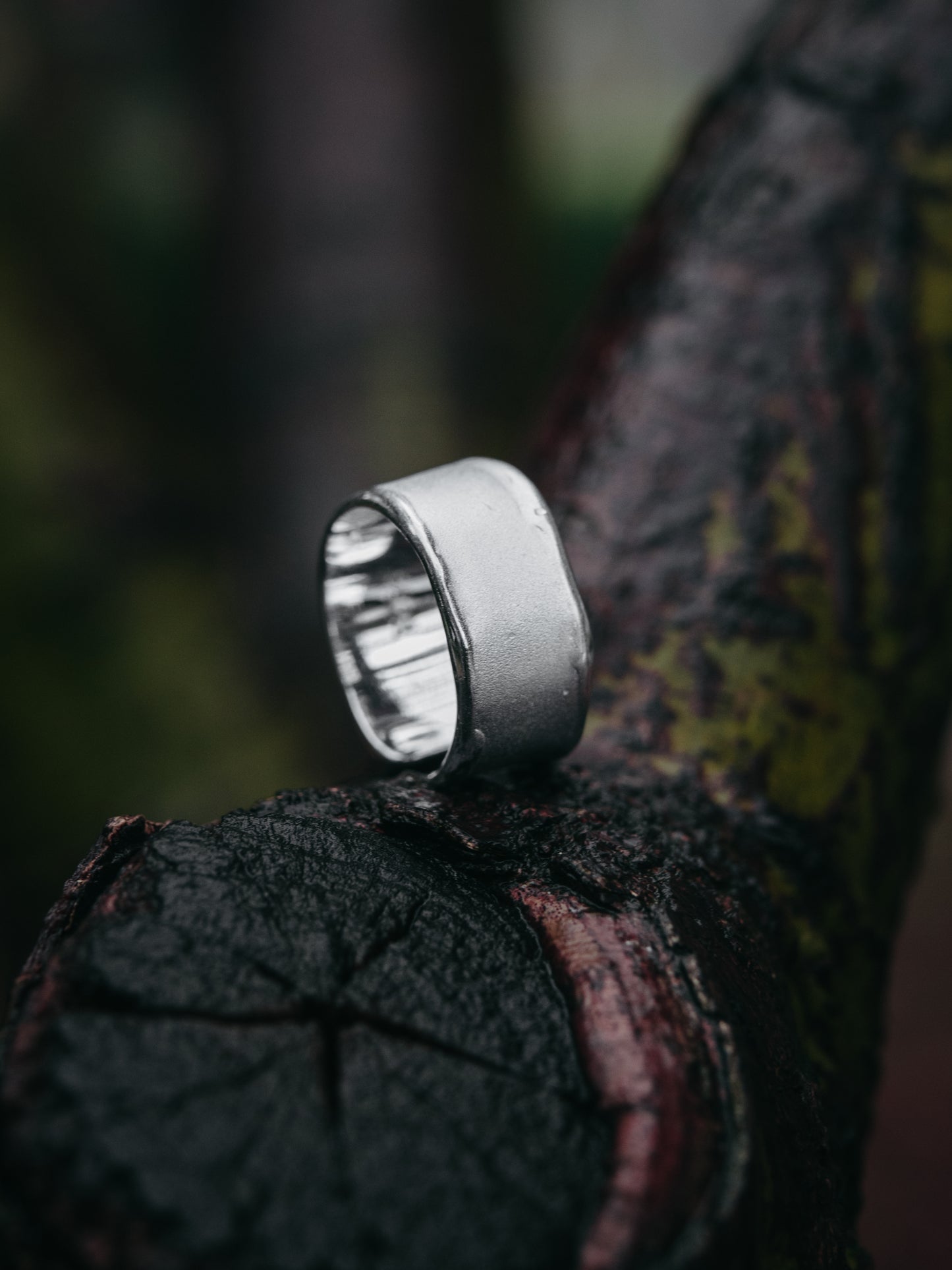 Handmade silver ring